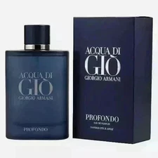Acqua Di Gio Profondo by Giorgio Armani 3.4oz Perfume Best Fast free shipping