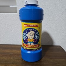 Vintage 1993 New Mr. Bubbles Tootsietoy 16 oz with magic wand. Made in USA NOS