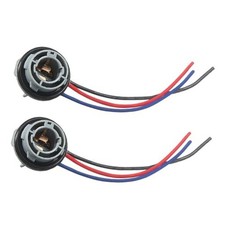 1157 LED Bulb Socket Plug, Waterproof Turn Signal Brake Light Tail Light 2PCS