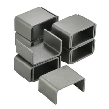 (Pack of 12) 2x4 Raw Steel Weld-On Stake Pocket Brackets for Curt 83072 Trailers