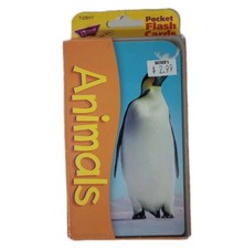 Trend Enterprises Pocket Flash Cards -Animals- 50 Cards w/Facts