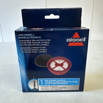Bissell Symphony Vacuum & Steam Mop Filter Kit, Fits 1132 Models, 1250