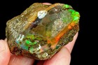 100Ct Ethiopian Black Opal Facet Rough Specimen YQO6617 — photo 3