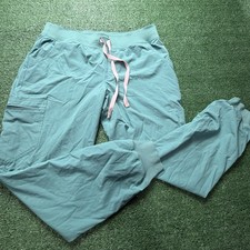 Figs Women Technical Collection Jogger Pants Size In Green Women Large