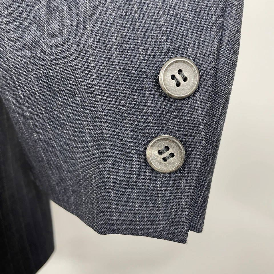 Chaqueta Blazer Southwick Vintage Años 50 Años 60 Hecha en EE. UU. Para Hombres 38S 40S Lana Azul Foto 4 de 4