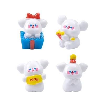 Tiny Dogs Mini Resin Dog Figurines for Garden Decorations Ornament