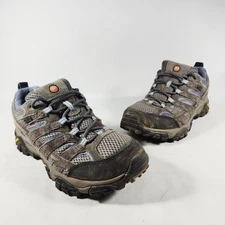 MERRELL WOMENS MOAB 2 J06026 GRANITE WATERPROOF DURABLE HIKING SHOES Size 8.5