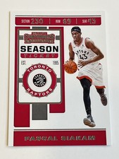 2019-20 Panini Contenders Basketball #87 - Pascal Siakam - Toronto Raptors