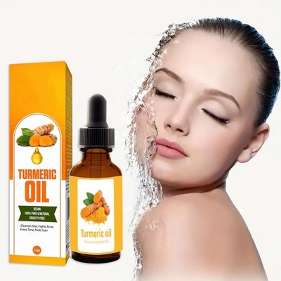Turmeric Face Serum Oil for Dark Spots Hyperpigmentation Anti Aging Skincare