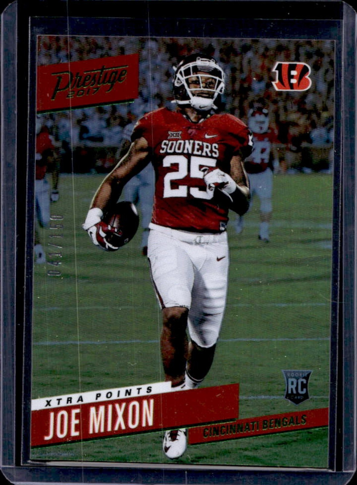 Joe Mixon Panini Prestige #261 Green Xtra Points