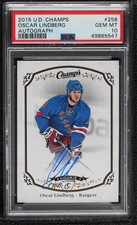 2015 Upper Deck Champ's Short Prints Oscar Lindberg #258 PSA 10 GEM MT Auto 0i5
