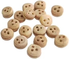 Ship Model Building Kit Accessory - 20Pcs Wooden Deadeye Sailing Boat Model Acce