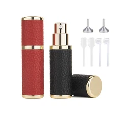 2Pcs Perfume Atomizer Bottle (5ML),Mini Refillable Empty Cologne Spray Bottle...