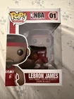 Funko Pop NBA Lebron James #01 Miami Heat Red Jersey