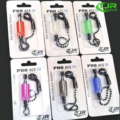 2er oder 3er Pack Pro Ace III Bissanzeiger Spulen kurz 15cm Kette für Alarme