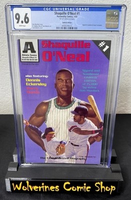 Limited Edition Shaquille O'Neal #1 CGC 9.6 Signed & Numbered Insert 04124. 1993