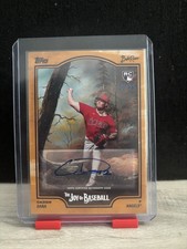 2025 Topps X Bob Ross Joy of Baseball Caden Dana RC Auto - Indian Yellow /25 93D