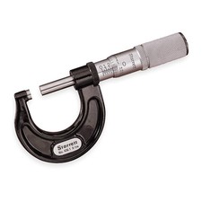 STARRETT T436.1XFL-3 Outside Micrometer,2 to 3",Knurled Ring 2ZUA2