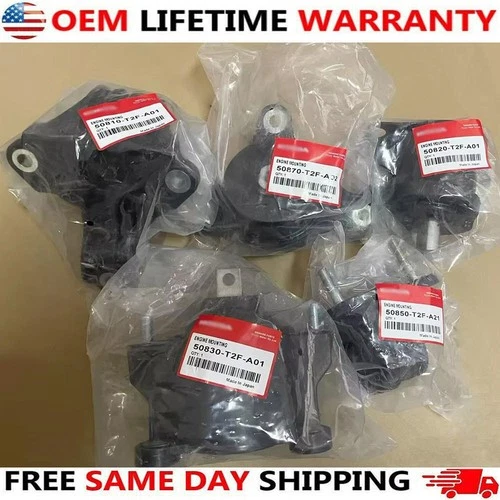 5PCS OEM Engine Motor & Trans Mounts Set For 2013-2017 OEM Accord 2.4L A/T