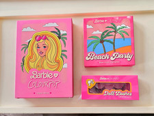 NIB ColourPop x Malibu Barbie 3pc Makeup Bundle Hand Mirror Highlighter & Lashes