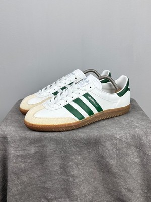 Vintage adidas Universal US 8.5 Made in West Germany White Green 70s 80s