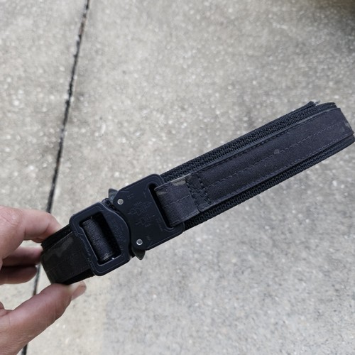 SOE special operations equipment edc belt 1.5" 38 waist Black Multicam