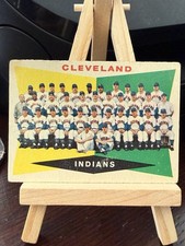 1960 Topps #174 Checklist 2nd Series Cleveland Indians - gray back - mk