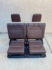 10-24 4runner 3rd Row Seats Set Leather Redwood Oem 10-24 4runner 3rd Row Seats Set Leather Redwood Oem