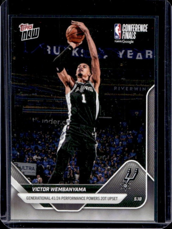 2025-26 Topps Now Victor Wembanyama #315 Spurs
