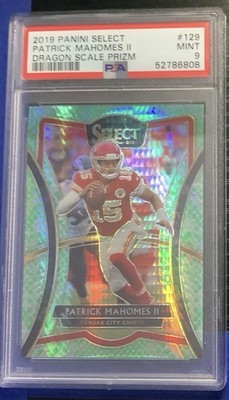 2019 Select TMall PATRICK MAHOMES Dragon Scale Prizm /88 Premier Psa 9 Mint