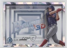 2022 Bowman Bowman in 3-D! Atomic Refractor 48/150 Blaze Jordan #B3D-7 0f33