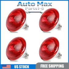 4 PCS 250W Chicken Heat Lamp Bulbs, Infrared Heat Food Service,Pet, Reptile