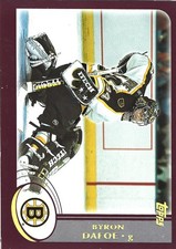 2002-03 Topps - Byron Dafoe #45 Gold Foil Boston Bruins