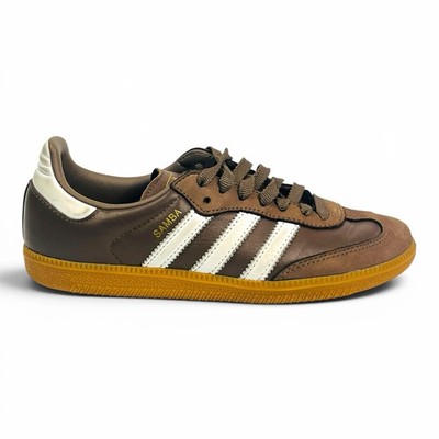 Adidas Samba OG Earth Strata White Gold IE6522 US5 UK3.5 EU36 Womens Brown
