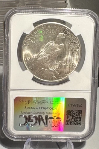 1934-D Peace Silver Dollar NGC MS61  $1