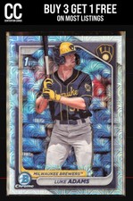 2024 Bowman #BCP-50 Luke Adams Chrome Prospects Mojo Refractors 1st Brewers