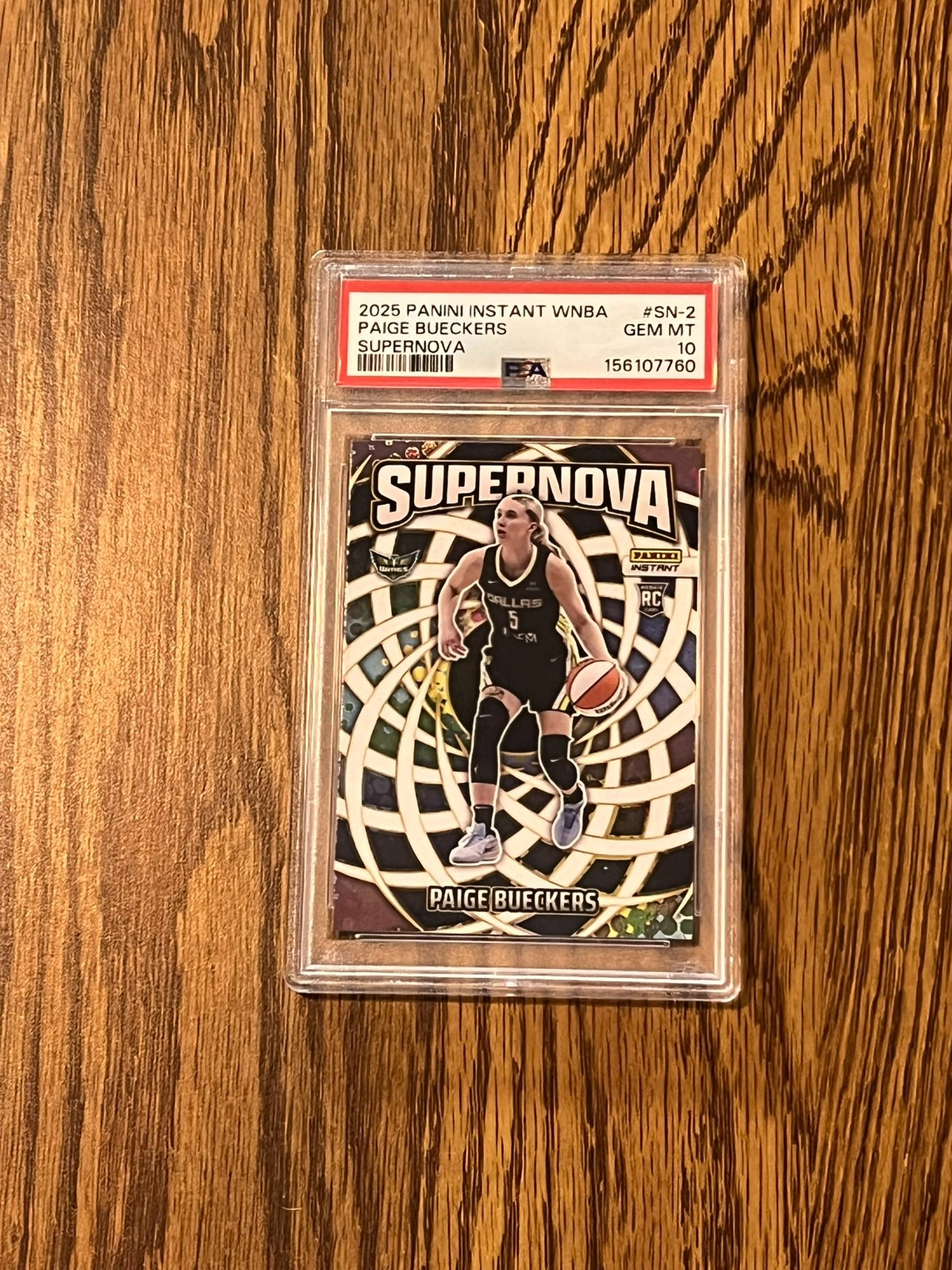 2025 Panini Instant WNBA Supernova #SN-2 Paige Bueckers RC PSA 10