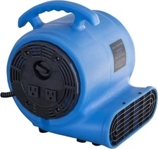 Buffalo Tools AIRMOVER 900 Cfm Air Mover Dual 2AMP/115V Outlets 10' Cord