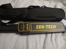 Cen-Tech Hand Wand Metal Detector Item 94138 With Case