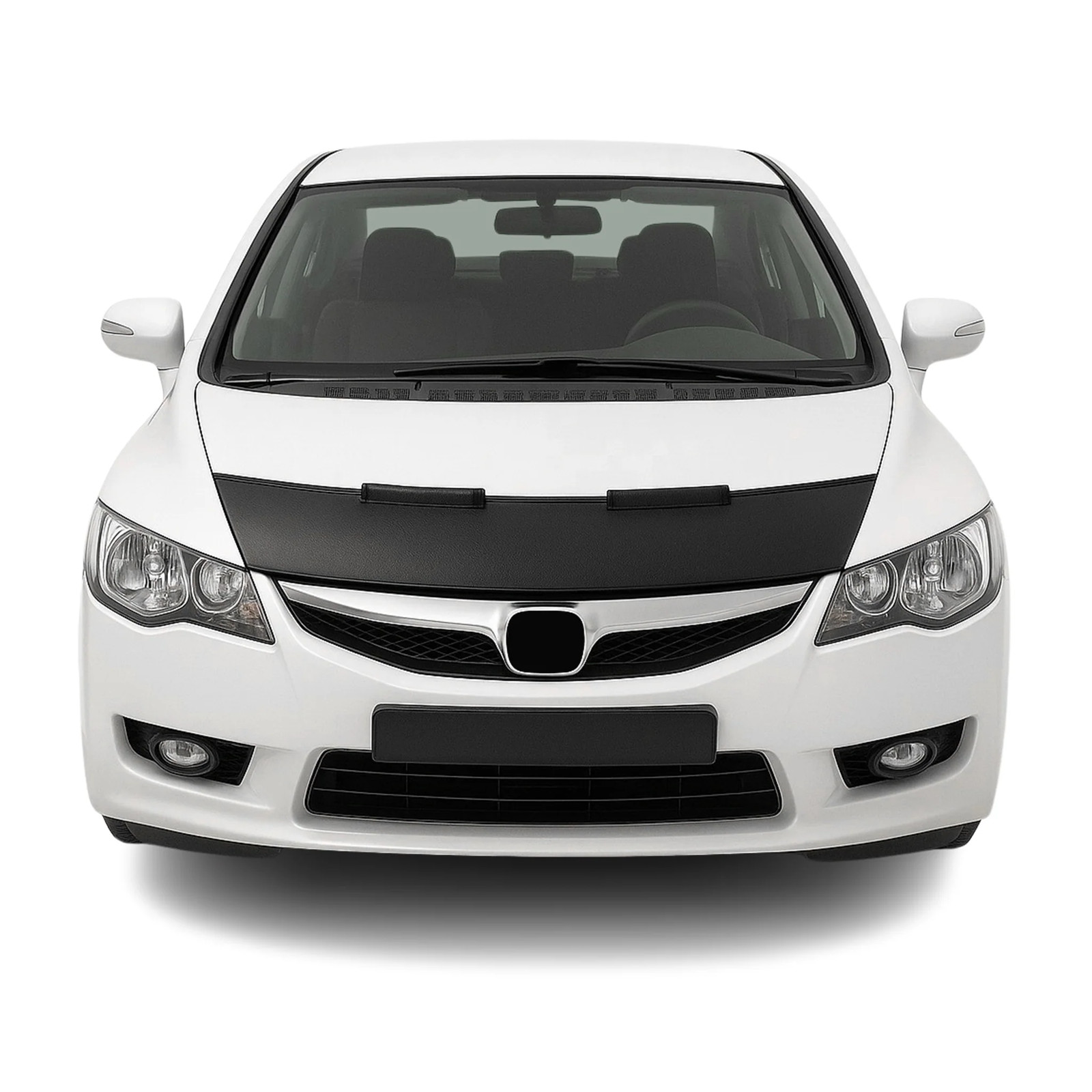 Protège capot Honda Civic 2006-2012 en vinyle noir premium