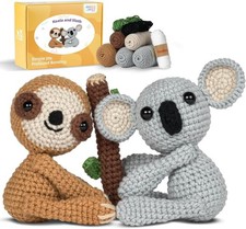 MOREJMTT Crochet Kit for Beginners Animal,Crochet Animal Kits,Crocheting Kit for