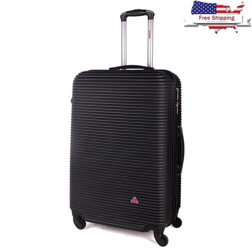 Lightweight Hardside 24 Inch Spinner Luggage Trolley Durable Handle Travel Bag