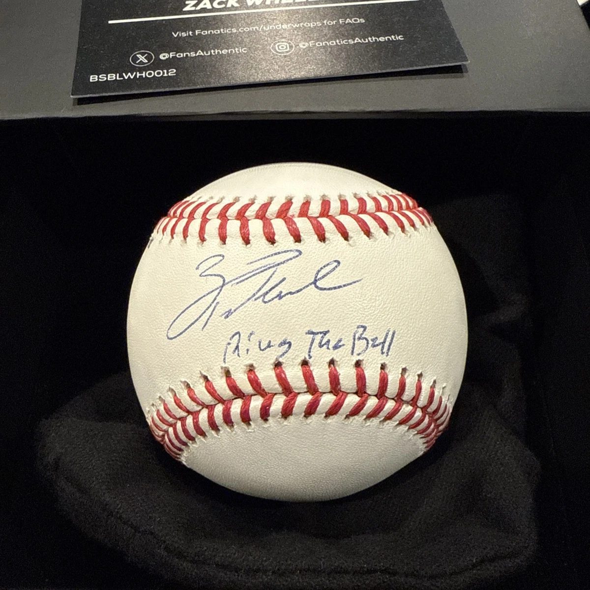 Zack Wheeler Original Autographed Baseball MLB Balls for sale | eBay