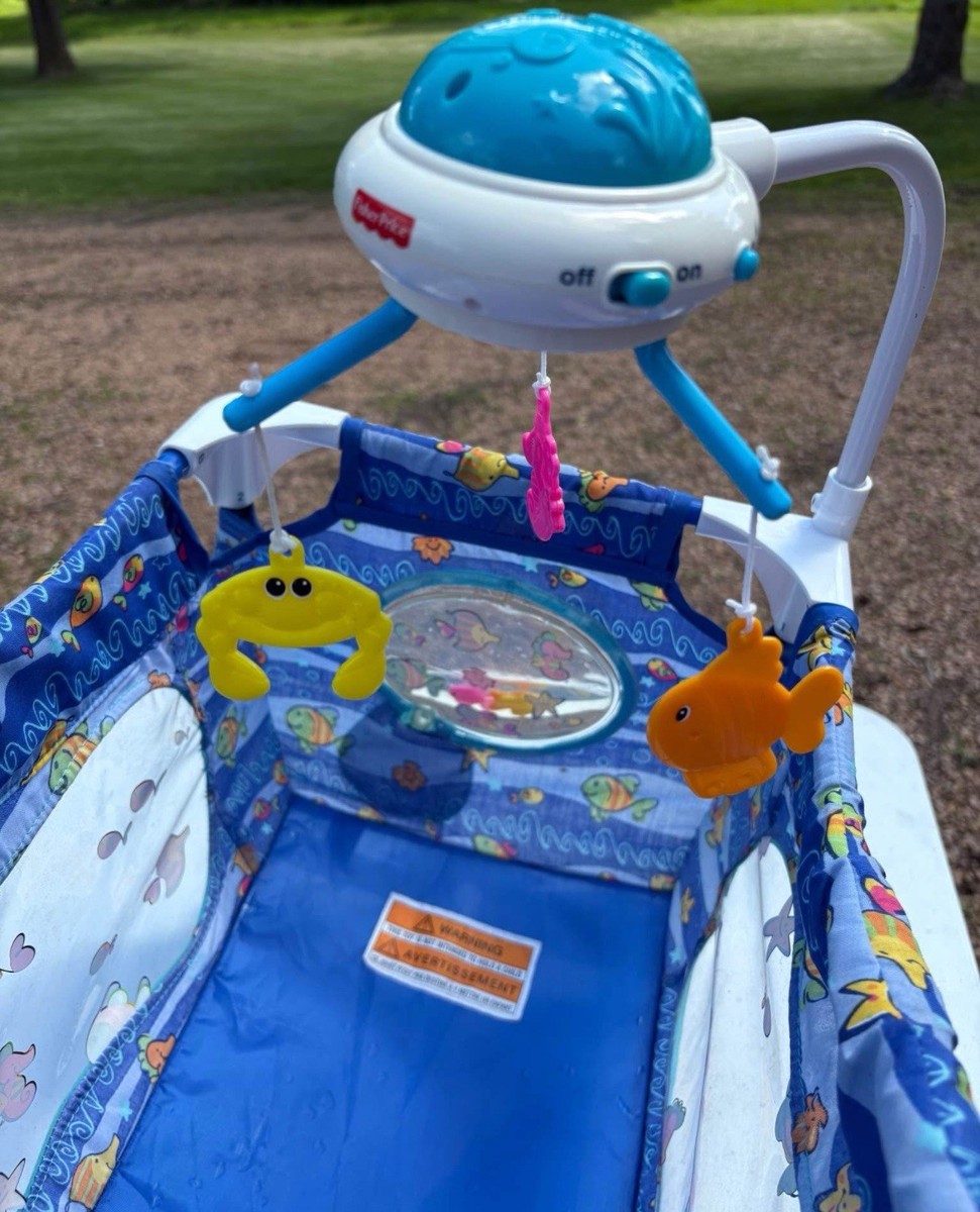 Fisher Price Doll Ocean Wonders Cradle Crib