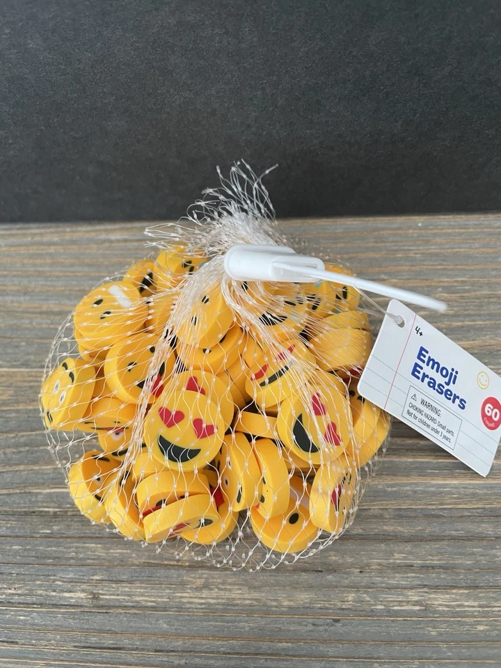 Target 180 Sports Fruit Emoji Mini Erasers 2023 Bullseye Back to School Rewards - Image 4 of 4