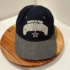 Vintage Dallas Cowboys Hat Cap Snap Back Blue Nutmeg American Needle VTG 90s NFL