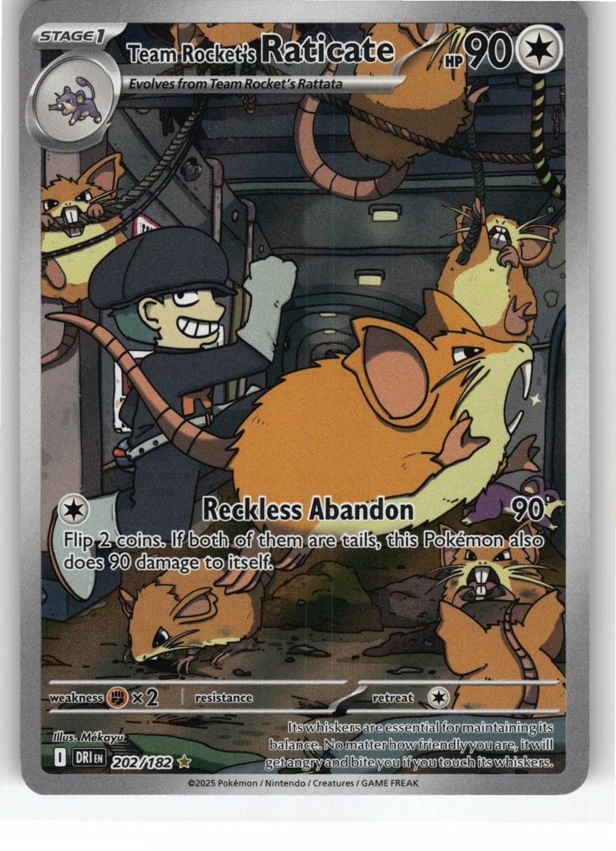 Team Rocket's Raticate Pokémon TCG Cards for sale | eBay