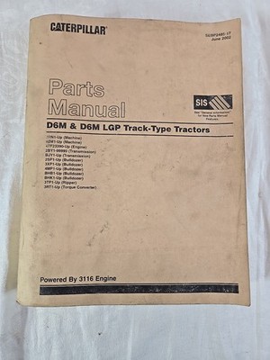 Caterpillar CAT D6M D6M LGP Track-Type Tractors Parts Manual  SEBP2485-17