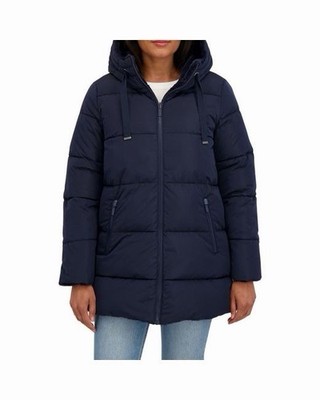 Sebby Collection Faux Fur Reversible Hooded Puffer Jacket Size Small BNWT