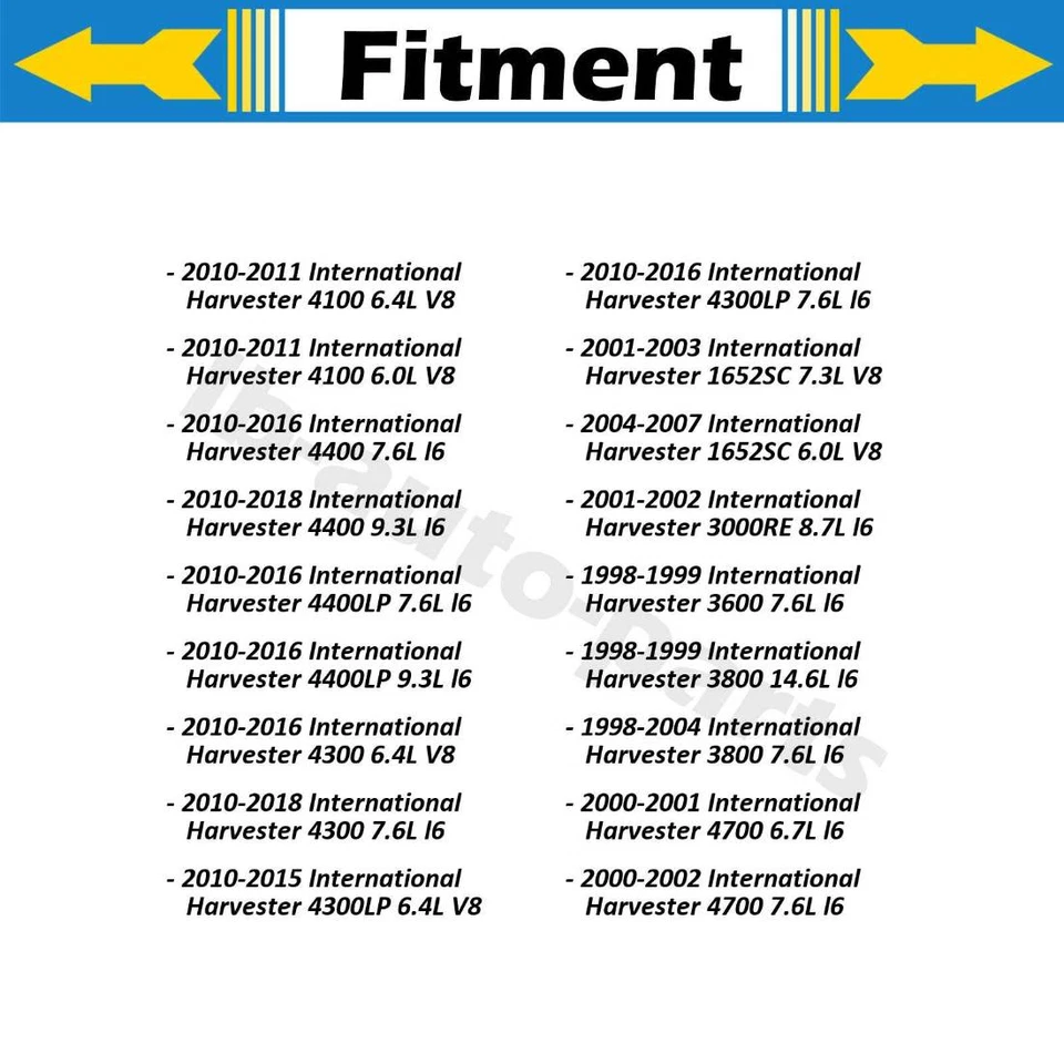 2x Manguera de freno trasera para International Harvester 4900 12,0 L 2001 Foto 2 de 4